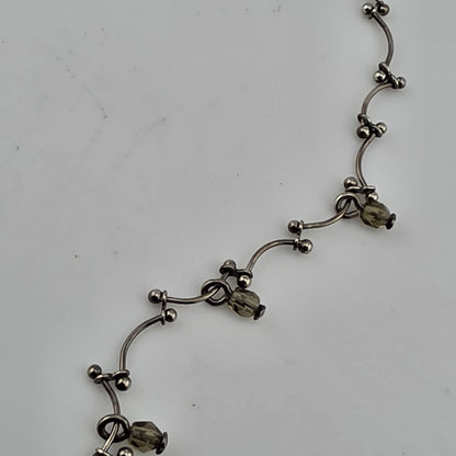 Givenchy Satellite Chain Necklace Vintage Designer Dainty 16inch