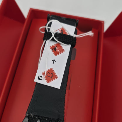 Swatch Destination NYC YVB402 Irony Chronograph Black Watch Box New