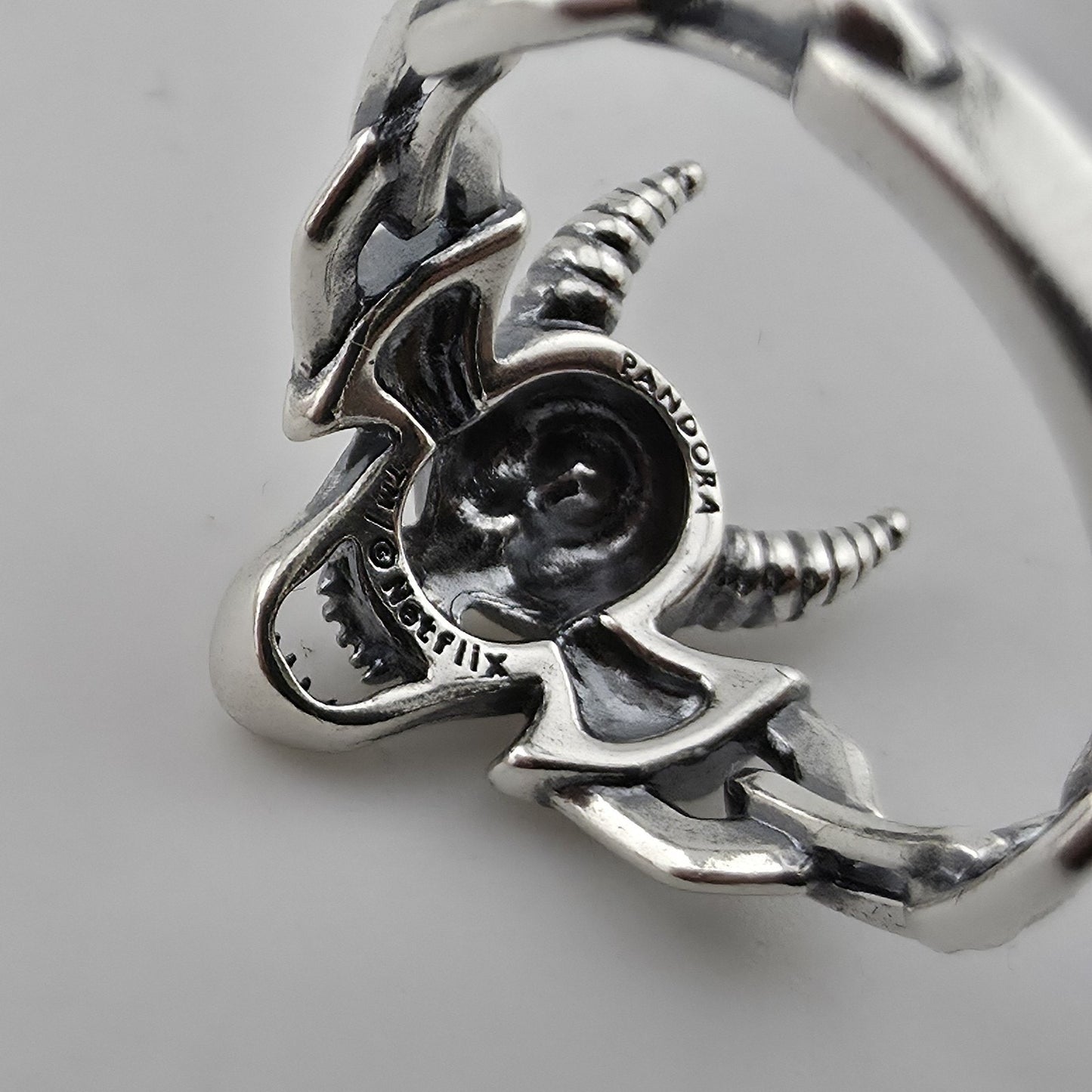 Stranger Things Hellfire Club Ring Sterling Silver S925 ALE Size 54 US 7 New