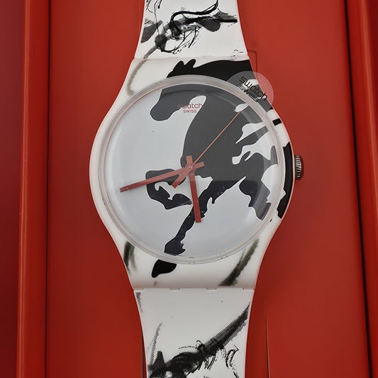 New Limited Edition Swatch Swiss Special Chinese Year of the Horse SUOZ169 41MM