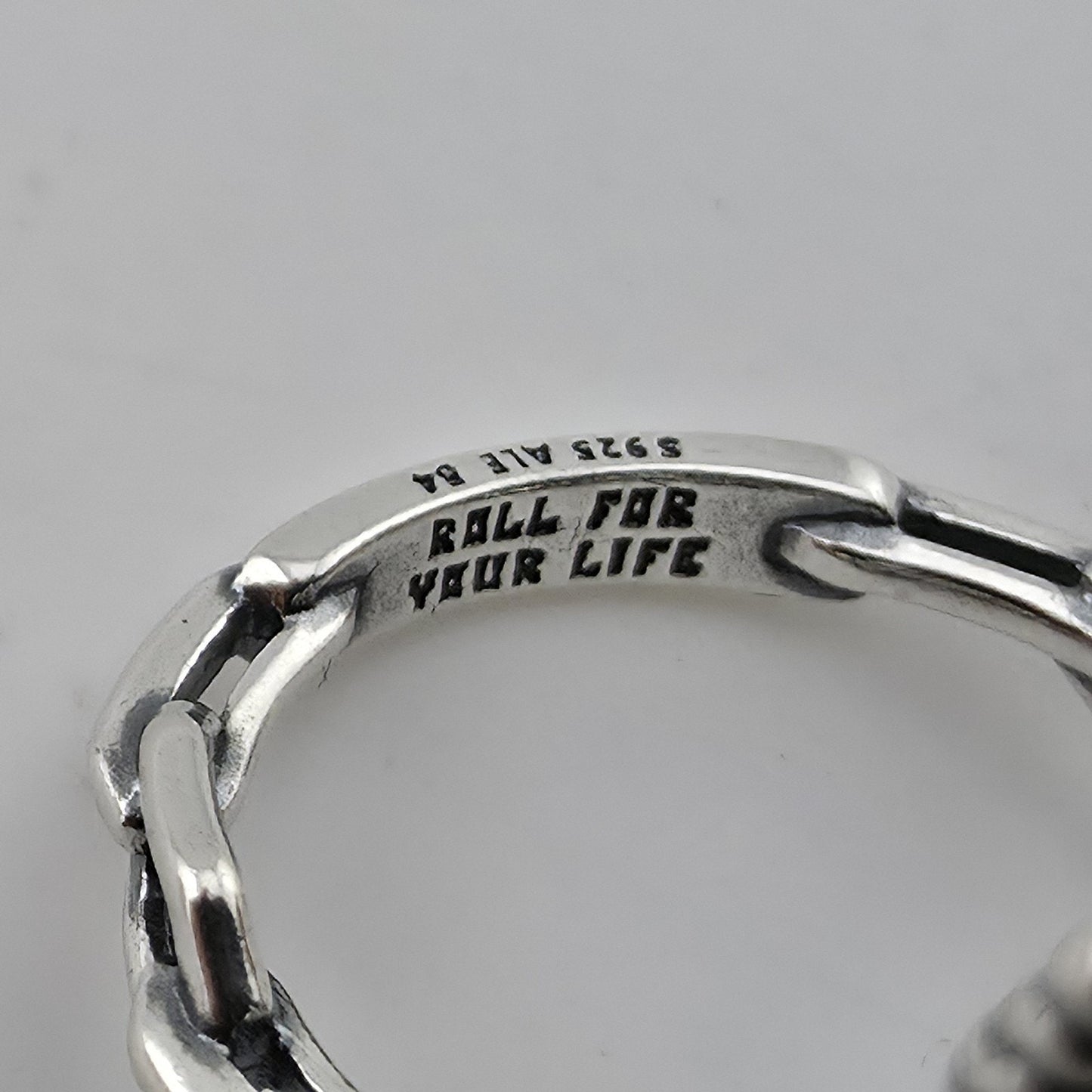Stranger Things Hellfire Club Ring Sterling Silver S925 ALE Size 54 US 7 New