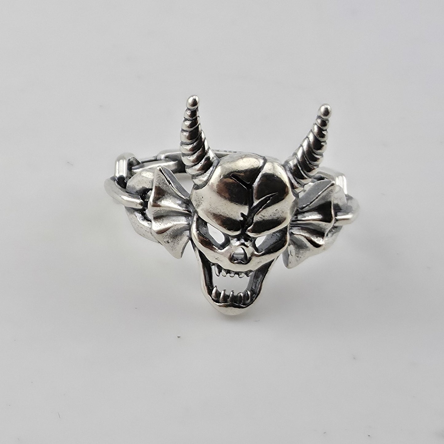 Stranger Things Hellfire Club Ring Sterling Silver S925 ALE Size 54 US 7 New