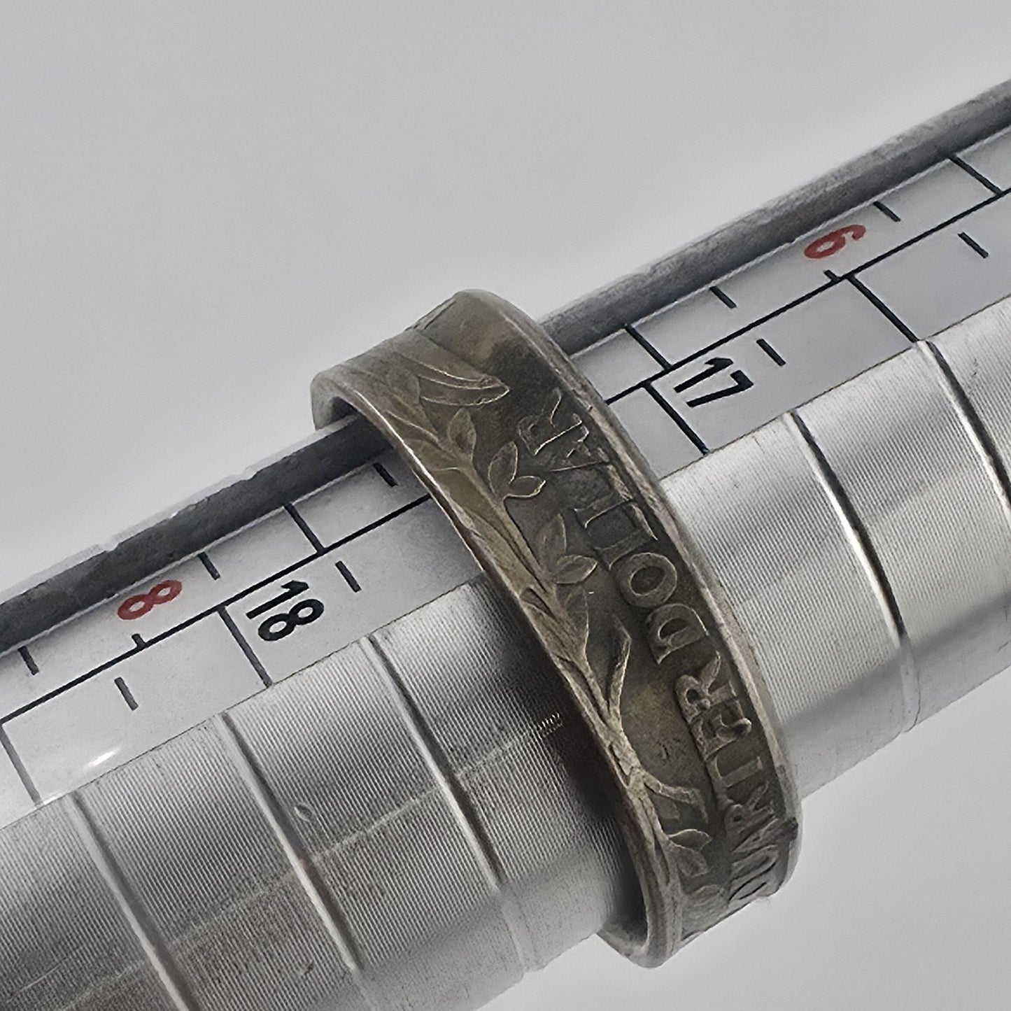 1998 USA Quarter Coin Ring Size 7 Handmade Americana Band Jewelry