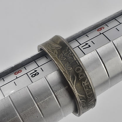 1998 USA Quarter Coin Ring Size 7 Handmade Americana Band Jewelry