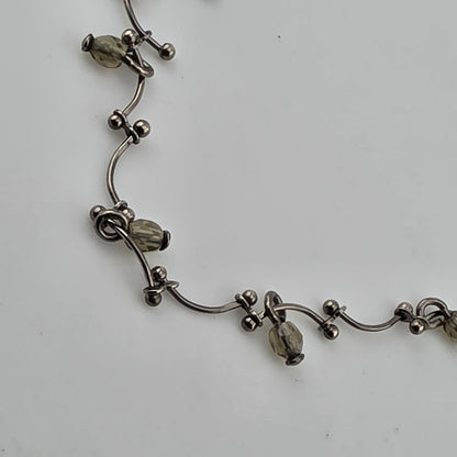 Givenchy Satellite Chain Necklace Vintage Designer Dainty 16inch