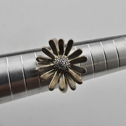 Pandora Sterling Silver Daisy Flower Ring Retired Size 4.75 New 925