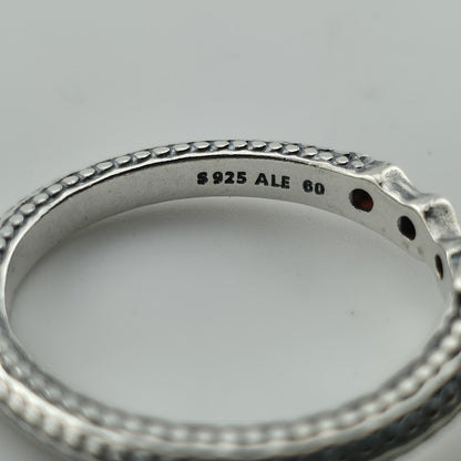 Pandora Game of Thrones Dragon Sparkling Ringcrystal Sterling silver ALE Size 8
