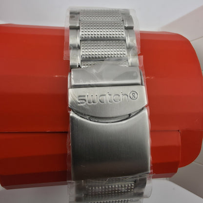 NEW LIMITED Swatch Irony SPRINKLED WATER Tachymeter Steel Men's Watch YVS411
