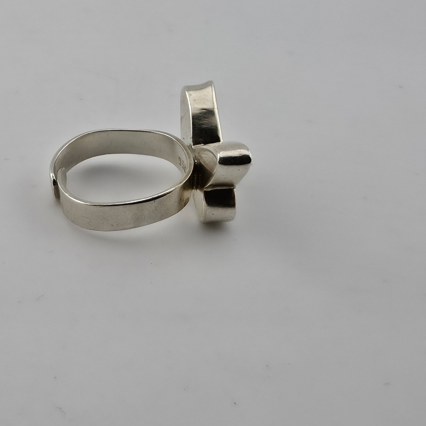 Sterling Silver Butterfly Ring Real Butterfly Wing Inlay Adjustable 925 Statemen