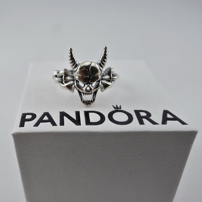 Stranger Things Hellfire Club Ring Sterling Silver S925 ALE Size 54 US 7 New