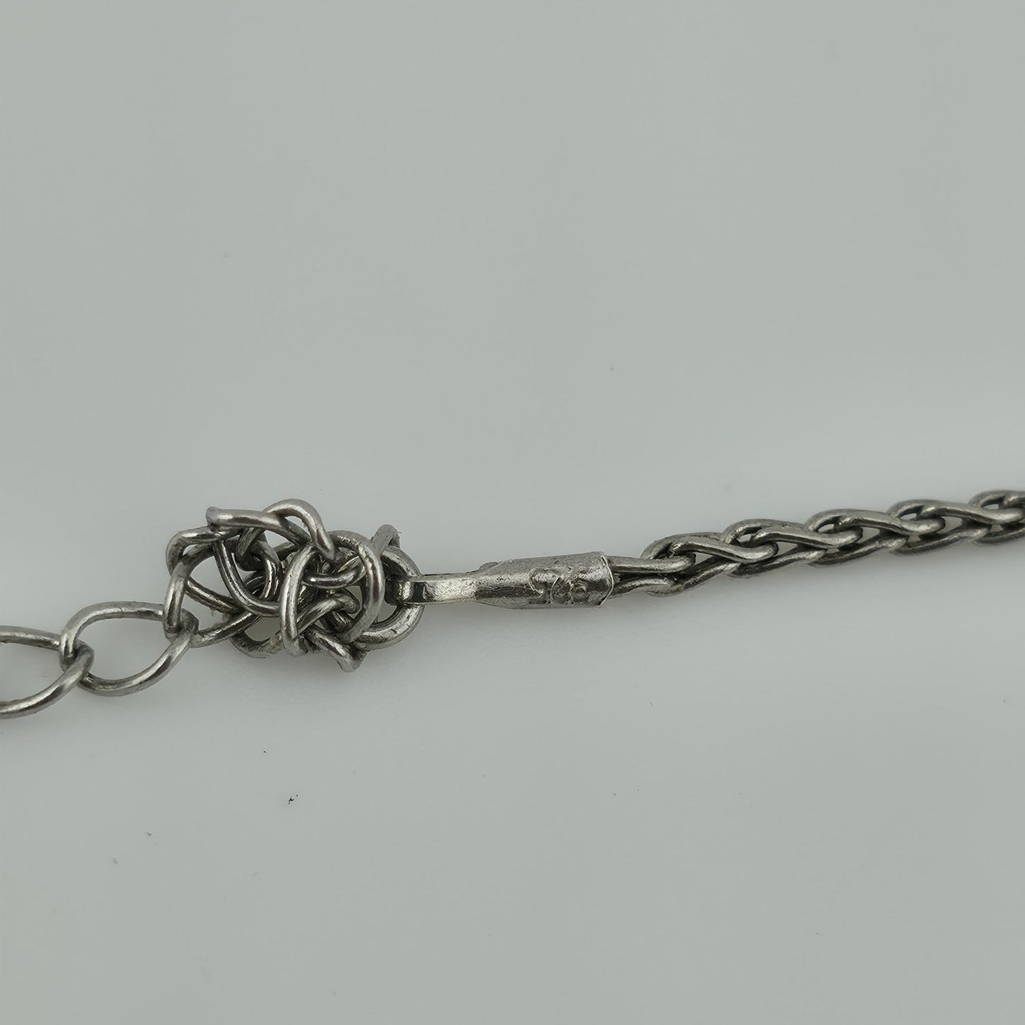 Vintage 925 Sterling Silver Wheat Chain Necklace 16” 5.2g