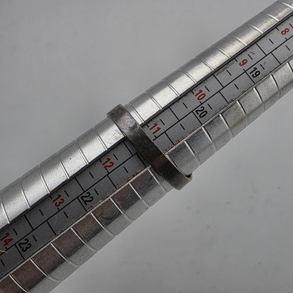 STERLING SILVER Ring ABALONE BYPASS Size 8 - 11 SIGNED APS VINTAGE MEXICAN