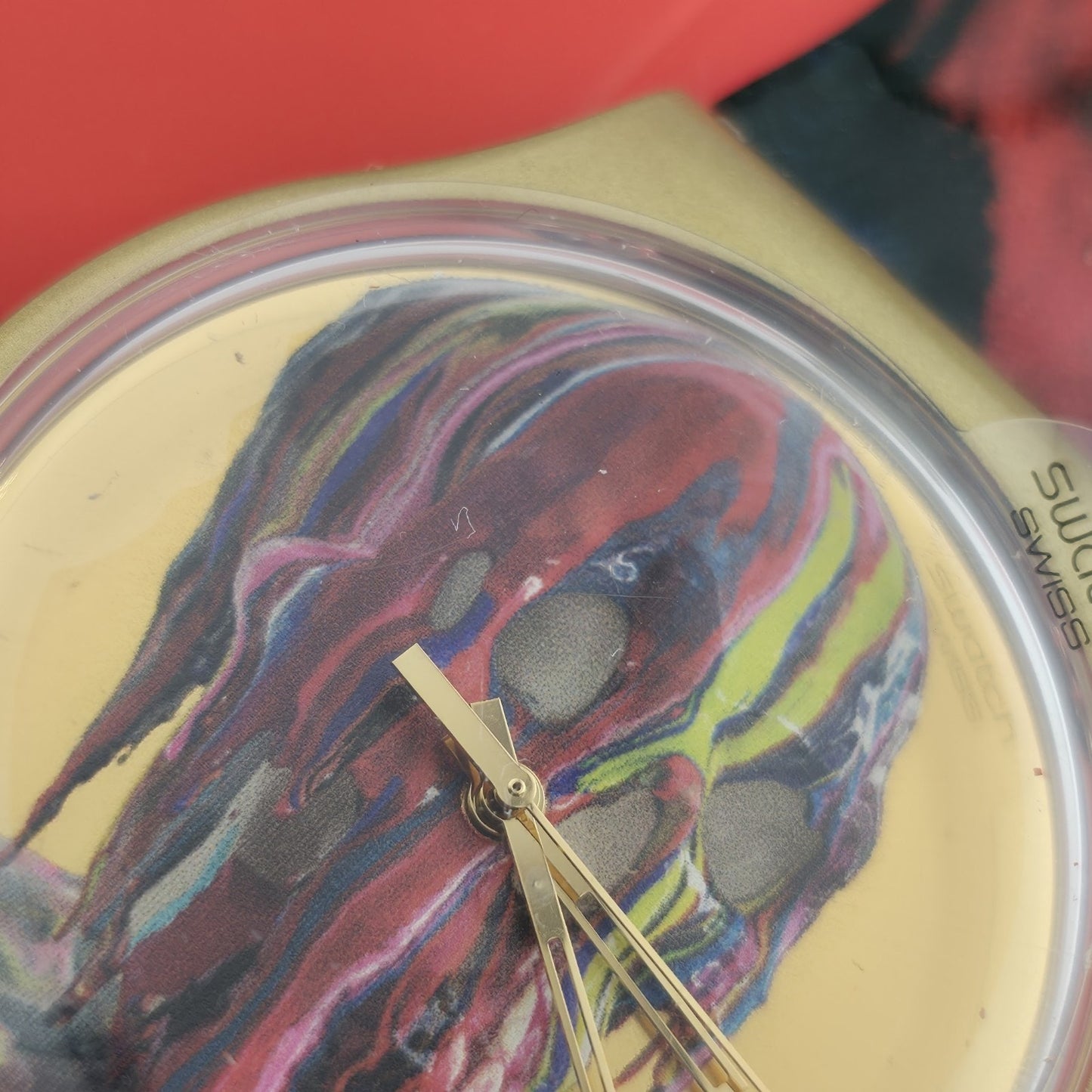 Swatch Originals WE'RE ALL GONNA DIE FORRON Skull Watch 42mm SUOZ115 New In Box