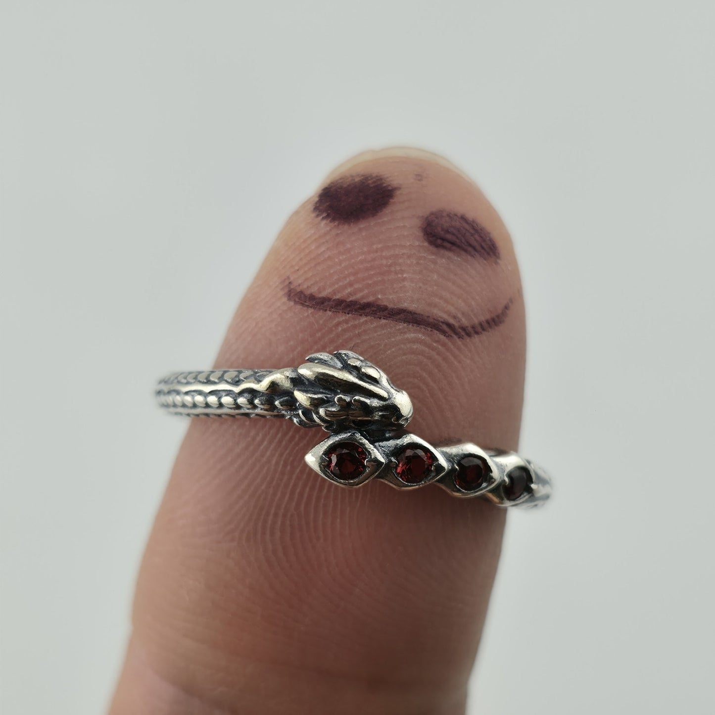 Pandora Game of Thrones Dragon Sparkling Ringcrystal Sterling silver ALE Size 9