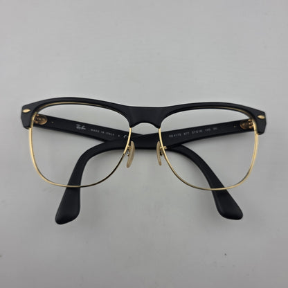 Ray-Ban RB4175 877 Eyeglass Frames Black Gold 57-16 145 Italy w/ Case No Lenses