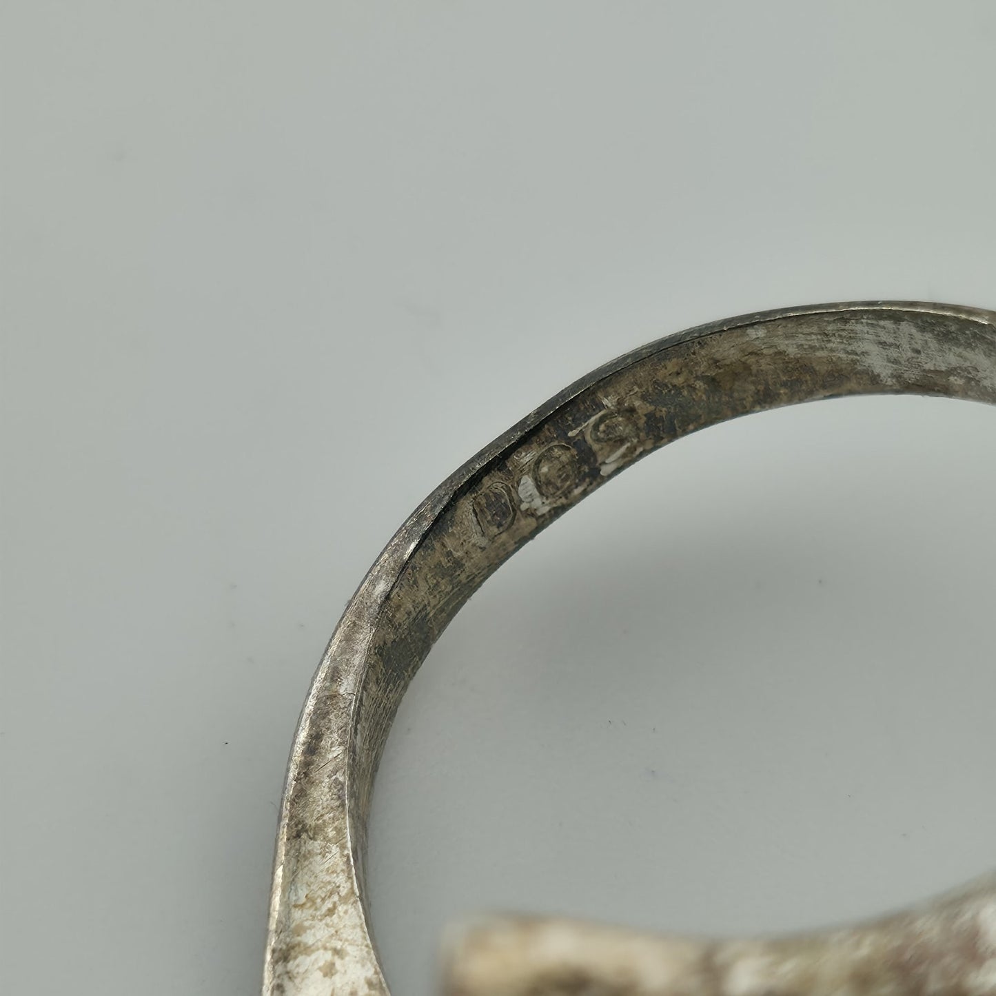 Sterling Silver Ring MCM MODERN contemporary Artisan Organic Minimalist Size 6.7