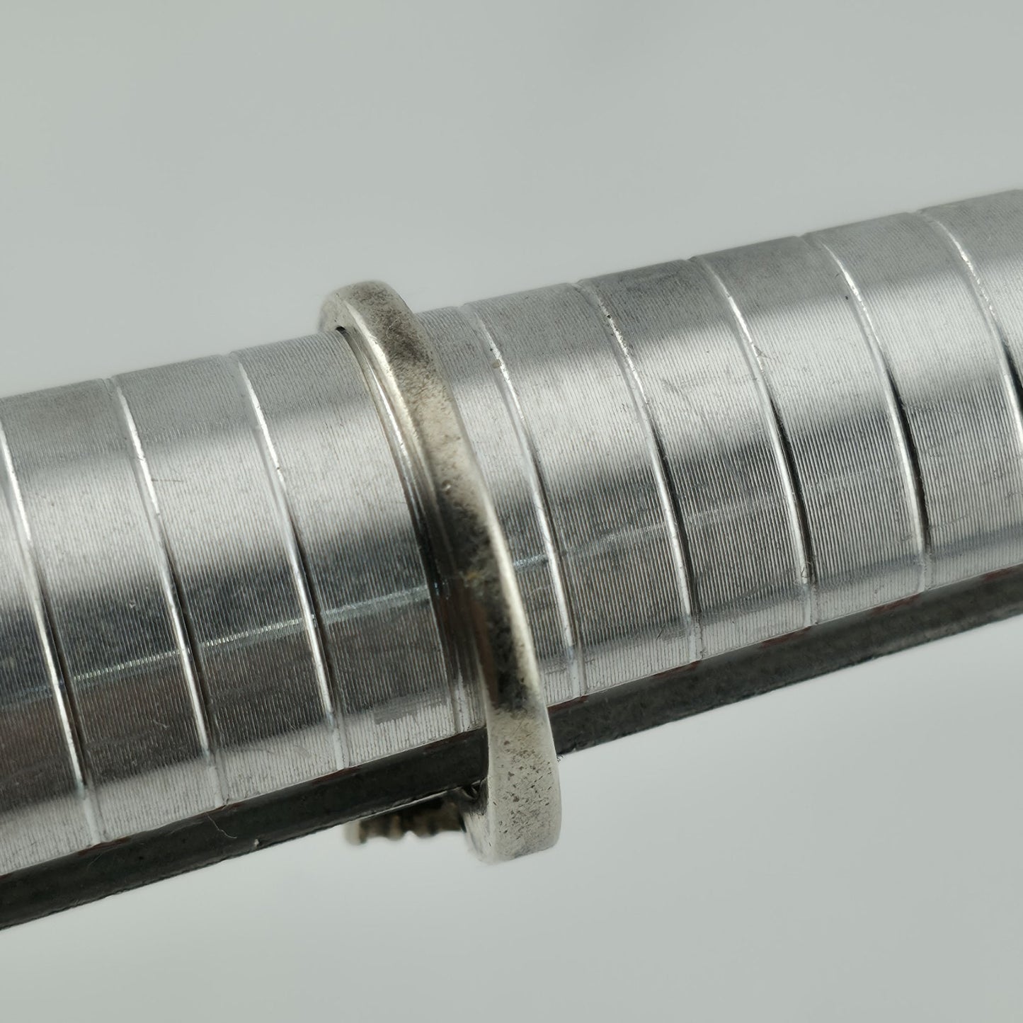 Sterling Silver 925 marquise cut Pink Stone Ring CZ Accents Size 8.75