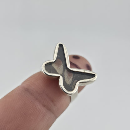 Sterling Silver MOTH Ring