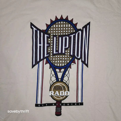 Vintage 1998 The Lipton Rado X Allsport Tennis Made in USA Biscayne FL XL Shirt  Thrifted