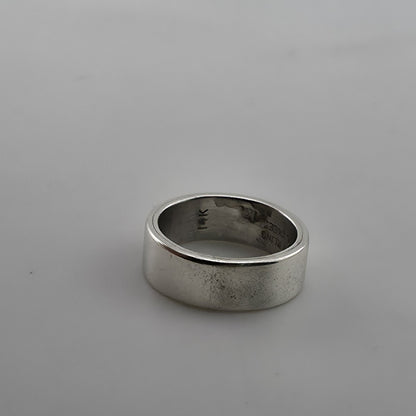 P Skeets Navajo Sterling Silver 14K Gold Kokopelli Band Ring Southwest Size 5.5