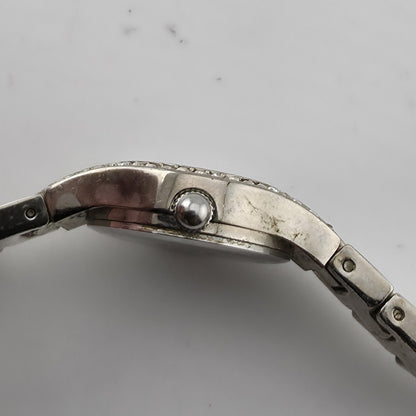 Gruen Diamond Quartz Women’s Watch Rhinestone Bracelet 6" Japan Movement