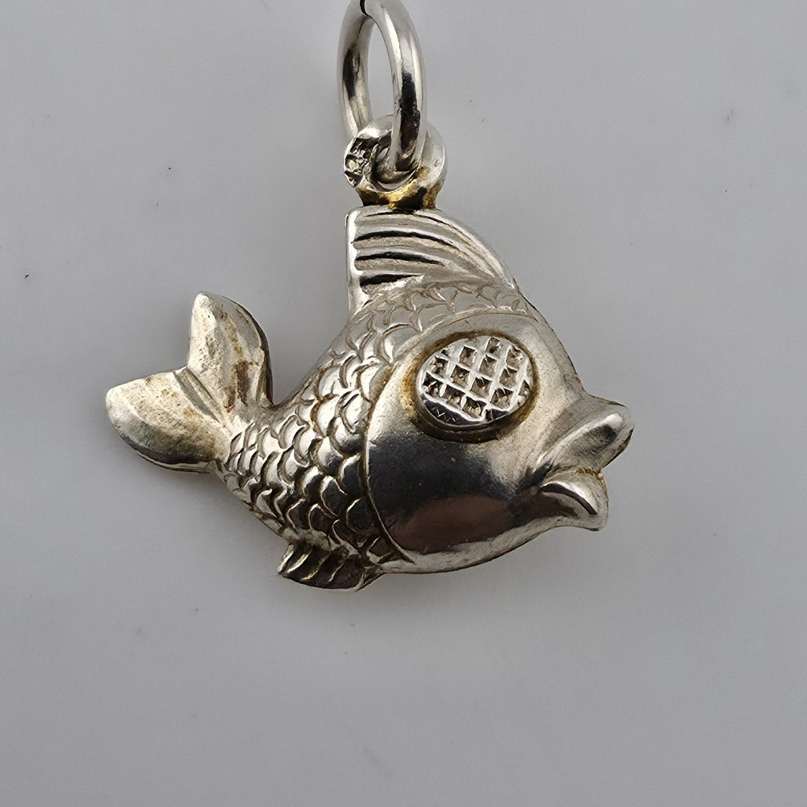 Sterling Silver Koi Fish Charm