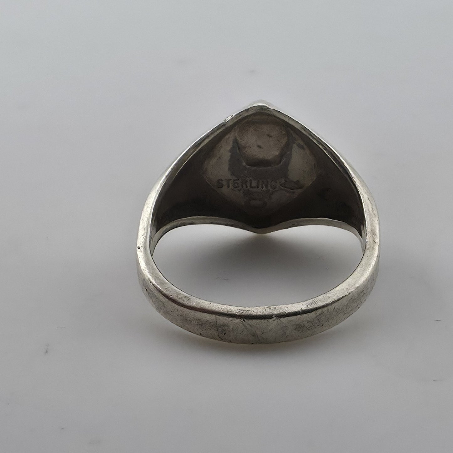 Boy Scouts Sterling Silver Ring Size 7 BSA Wolf Cub Scout Fleur De Lis Jewelry
