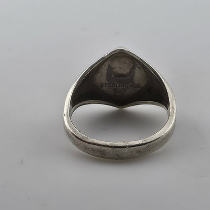 Boy Scouts Sterling Silver Ring Size 7 BSA Wolf Cub Scout Fleur De Lis Jewelry