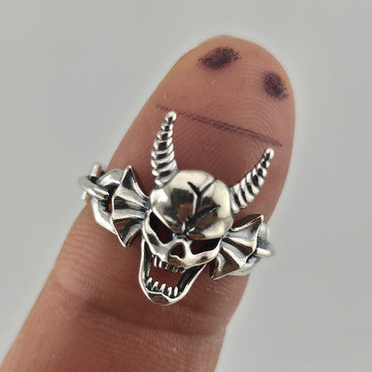 Stranger Things Hellfire Club Ring Sterling Silver S925 ALE Size 54 US 7 New