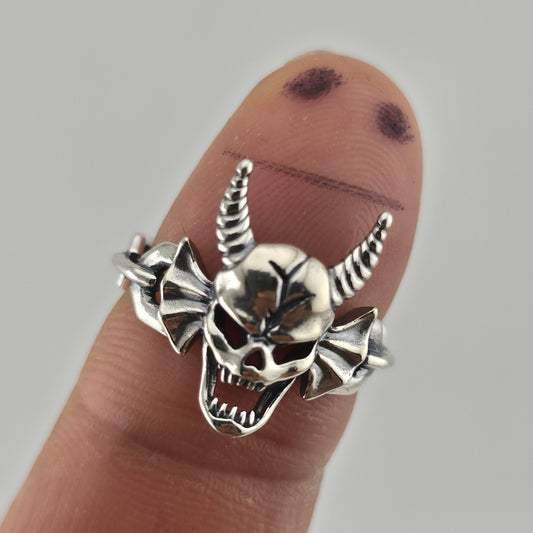 Stranger Things Hellfire Club Ring Sterling Silver S925 ALE Size 54 US 7 New