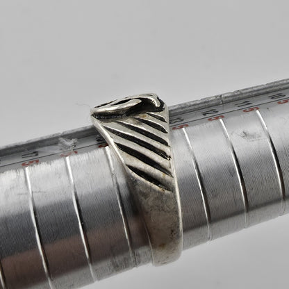Vintage Sterling Silver Bear Paw Ring 7 Native American Southwestern Mid Centur