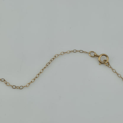 1/20 14K Gold Filled Chain Necklace 16” MSCO Dainty Thin Chain Vintage