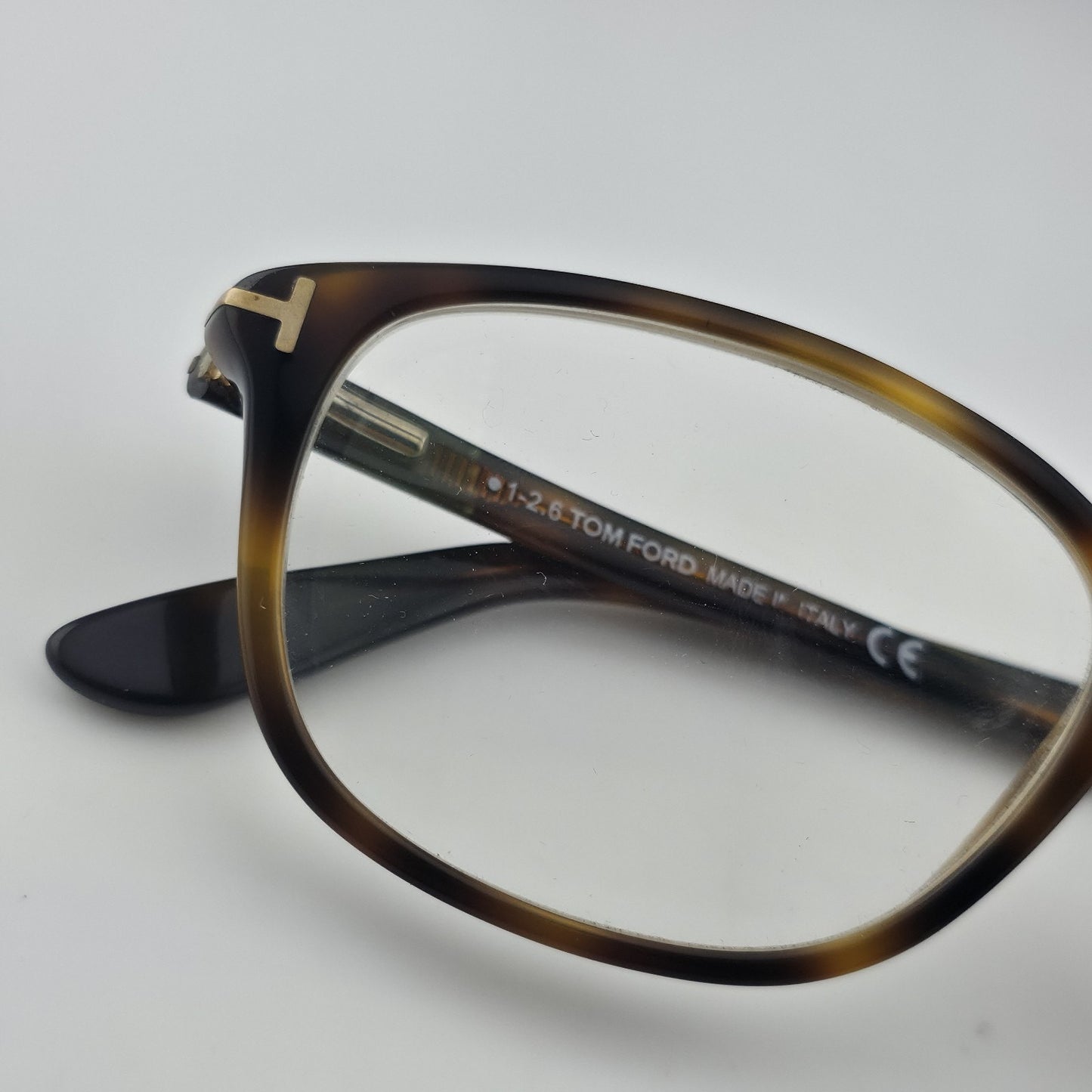 Tom Ford TF5316 056 54-14 Eyeglasses Frames Brown Havana Italy w/ Case Read Desc