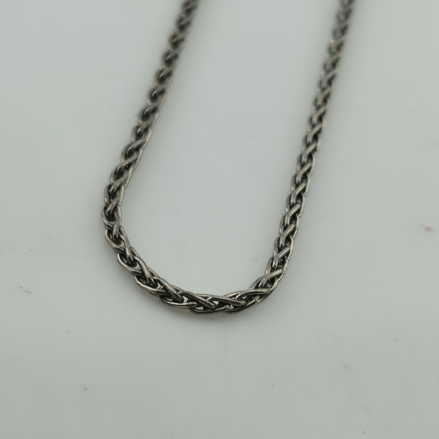 Vintage 925 Sterling Silver Wheat Chain Necklace 16” 5.2g