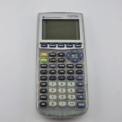Texas Instruments TI-83 Plus Silver Edition Graphing Calculator Working