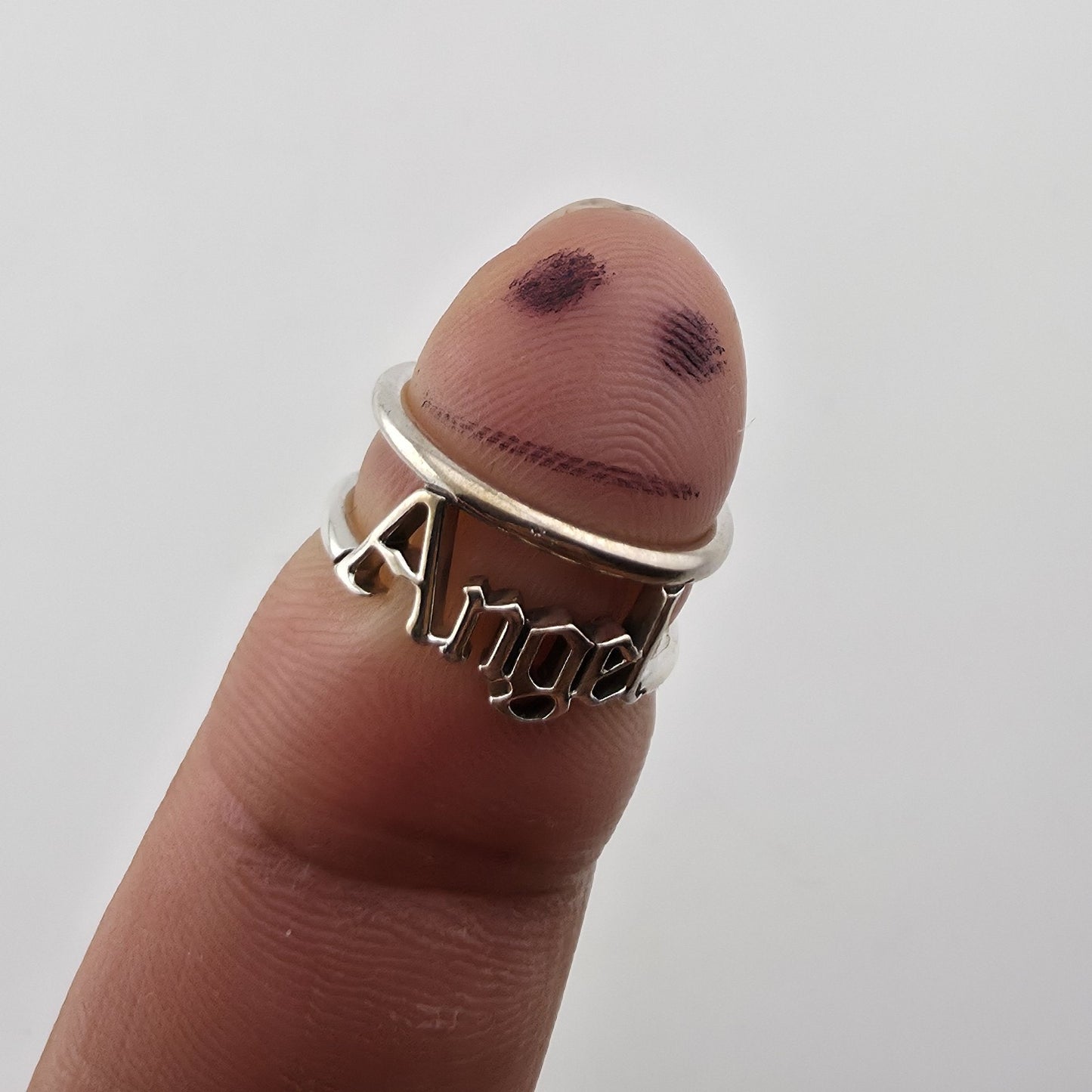 Pandora ME Angel Open Ring Sterling Silver Retired Discontinued Design Sz 5