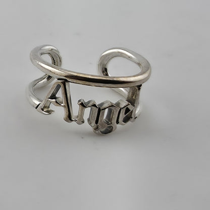 Pandora ME Angel Open Ring Sterling Silver Retired Discontinued Design Sz 5