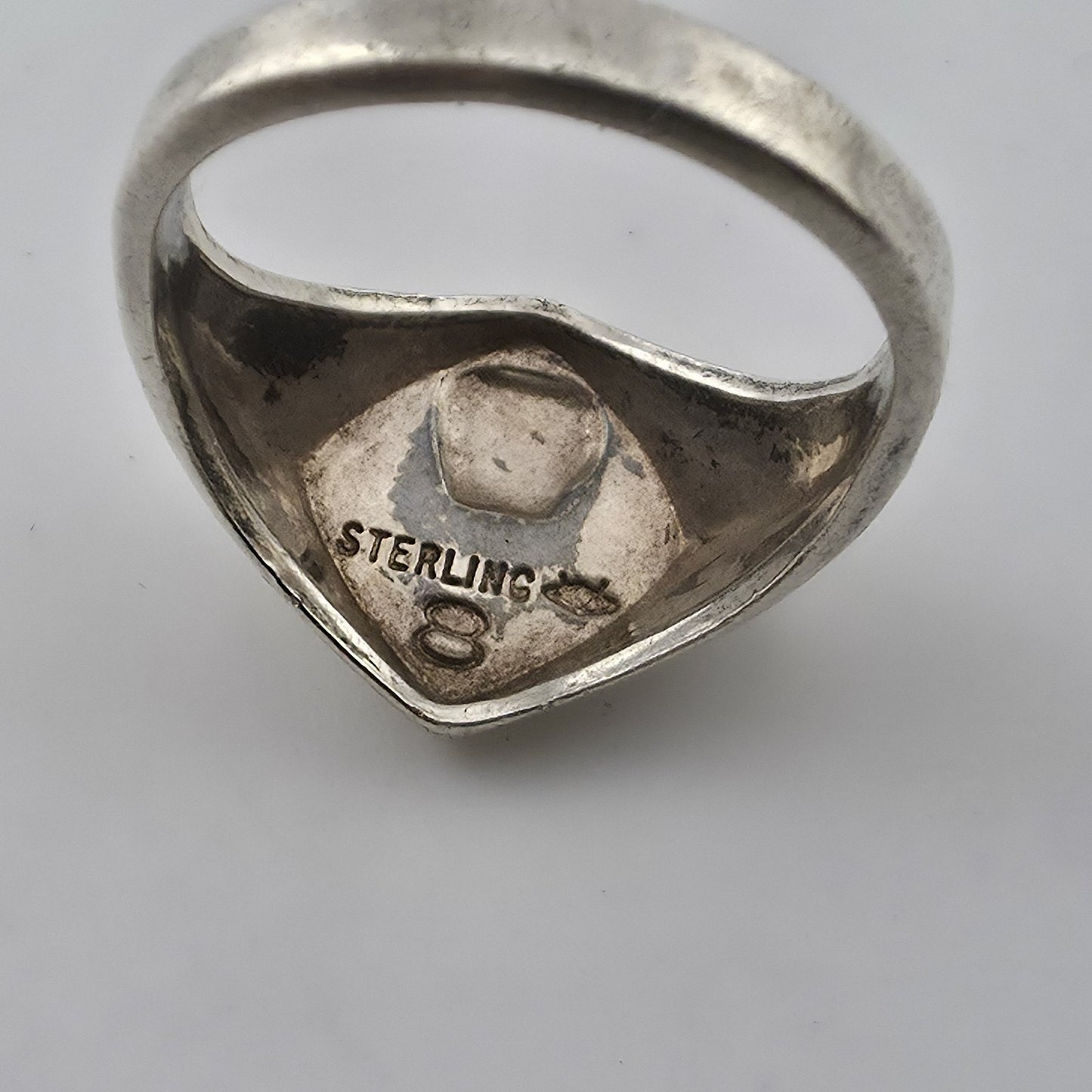 Boy Scouts Sterling Silver Ring Size 7 BSA Wolf Cub Scout Fleur De Lis Jewelry