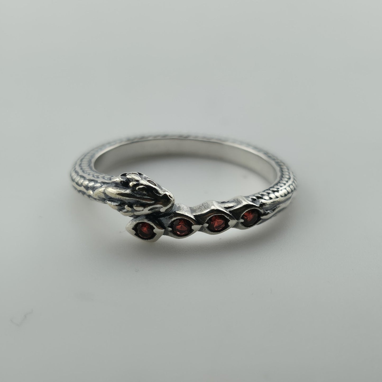 Pandora Game of Thrones Dragon Sparkling Ringcrystal Sterling silver ALE Size 8