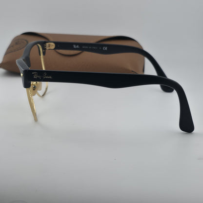 Ray-Ban RB4175 877 Eyeglass Frames Black Gold 57-16 145 Italy w/ Case No Lenses