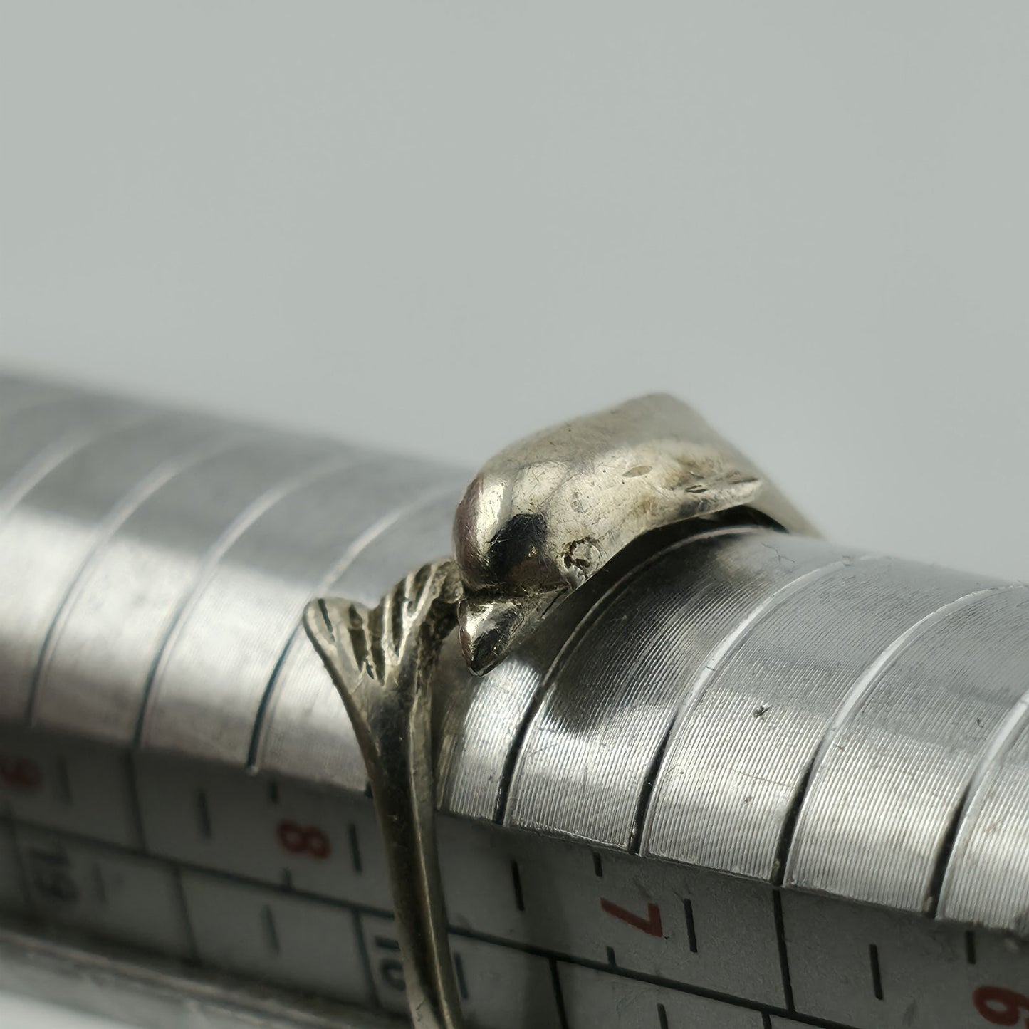 Sterling Silver Dolphin Wrap Ring Size 7 Ocean Animal Vintage 925