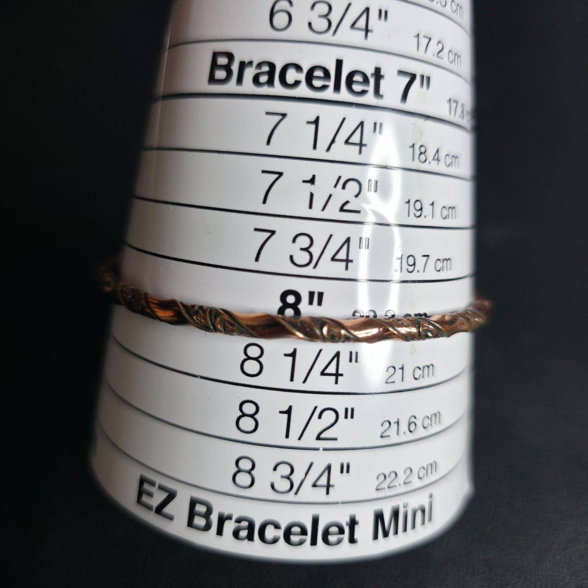 Copper Twist Bangle Bracelet
