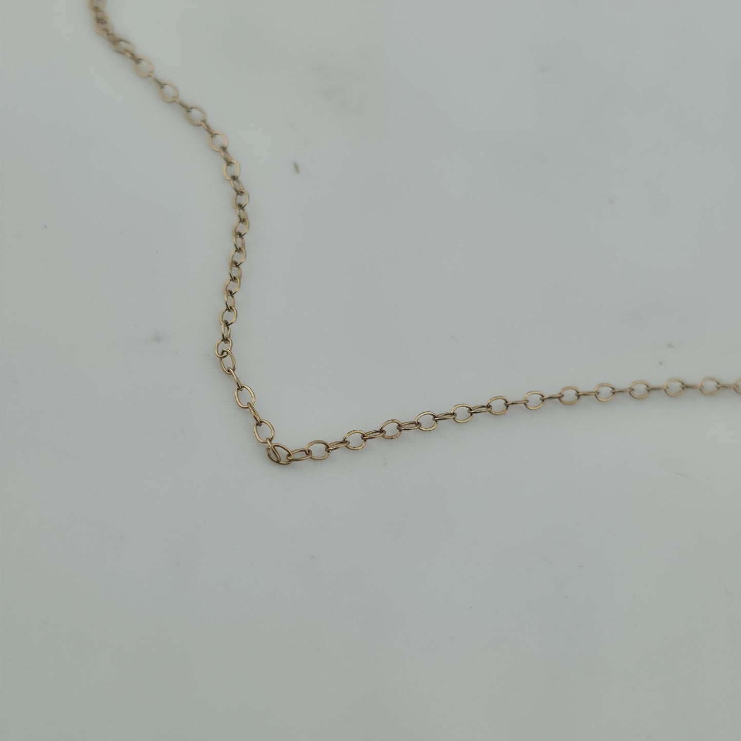 1/20 14K Gold Filled Chain Necklace 16” MSCO Dainty Thin Chain Vintage