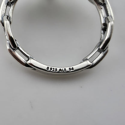 Stranger Things Hellfire Club Ring Sterling Silver S925 ALE Size 54 US 7 New