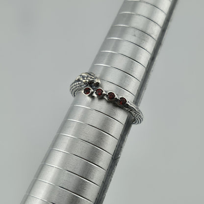 Pandora Game of Thrones Dragon Sparkling Ringcrystal Sterling silver ALE Size 8