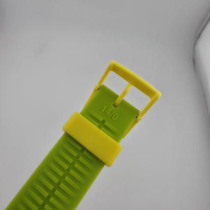 Swatch Originals Exotic Taste Pineapple Watch Green Strap Removable Bezel New
