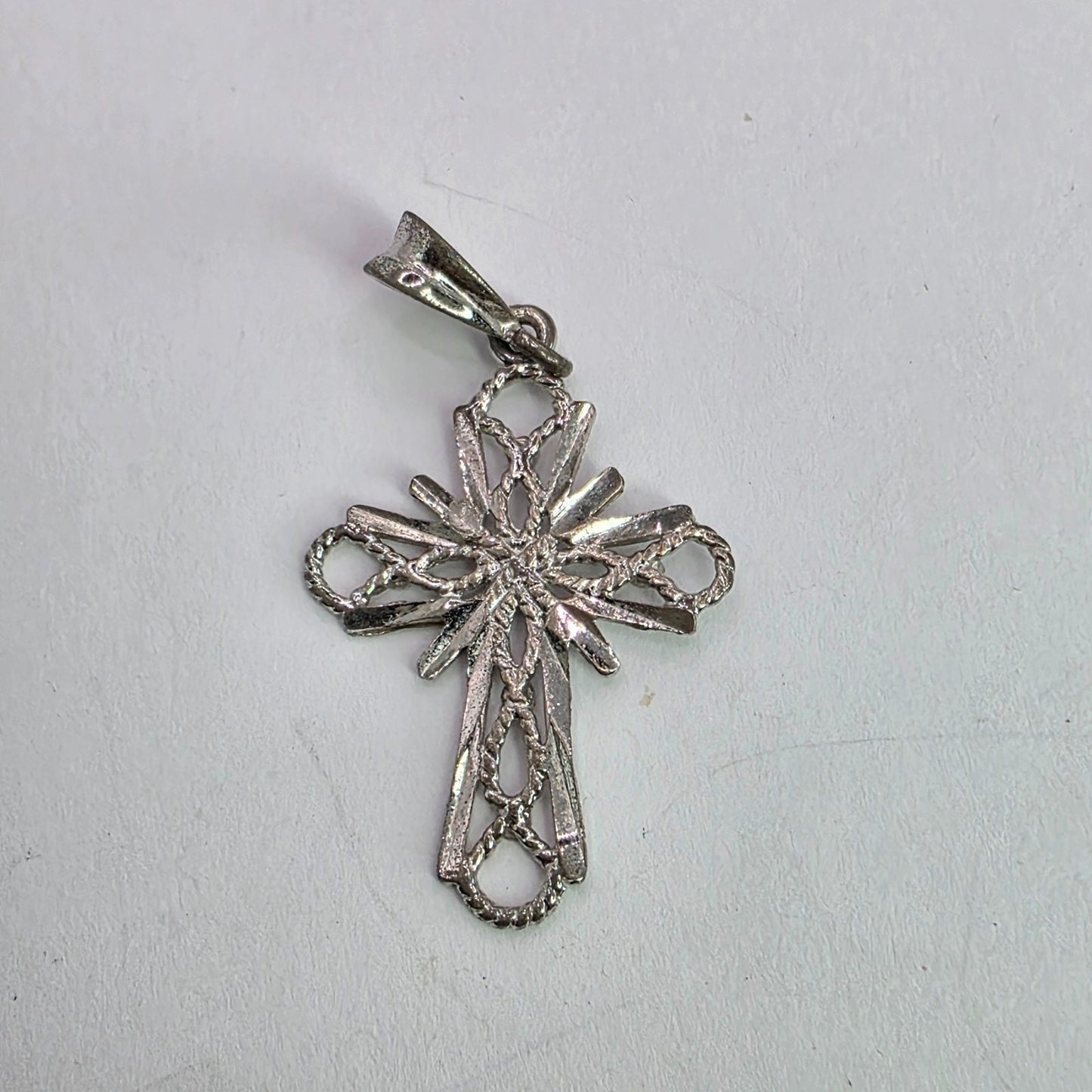 Sterling Silver Christian Cross Pendant