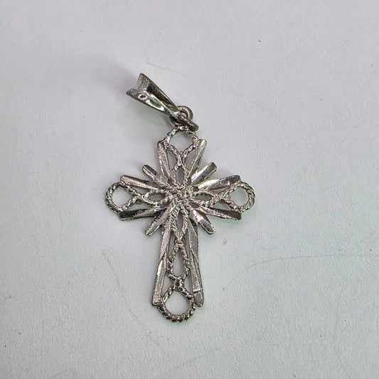 Sterling Silver Christian Cross Pendant