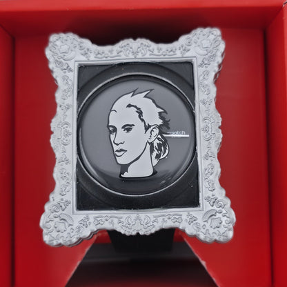 New Limited Swiss Swatch Art Special SUOZ121 Portrait Jeremy Scott 41mm Watch