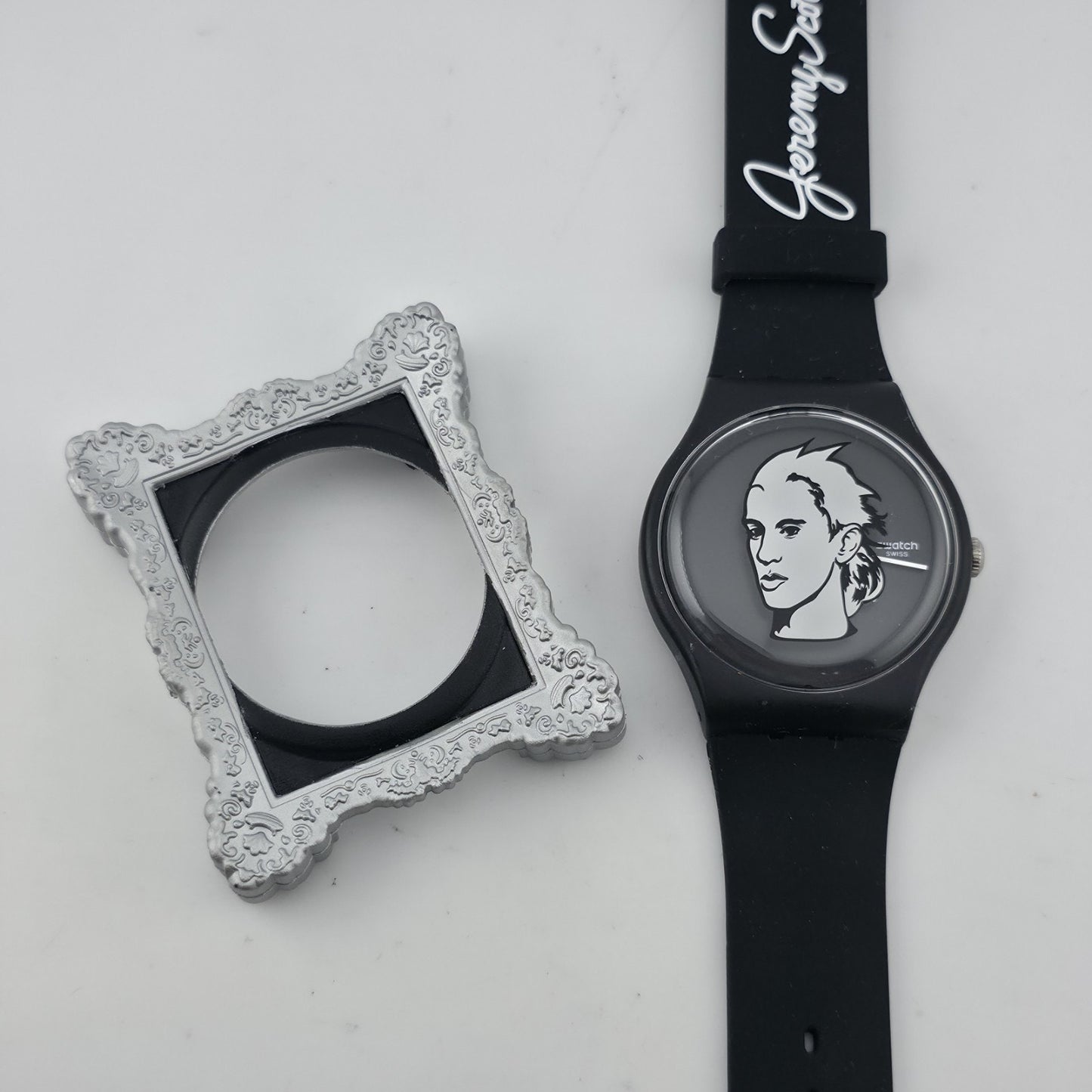 New Limited Swiss Swatch Art Special SUOZ121 Portrait Jeremy Scott 41mm Watch